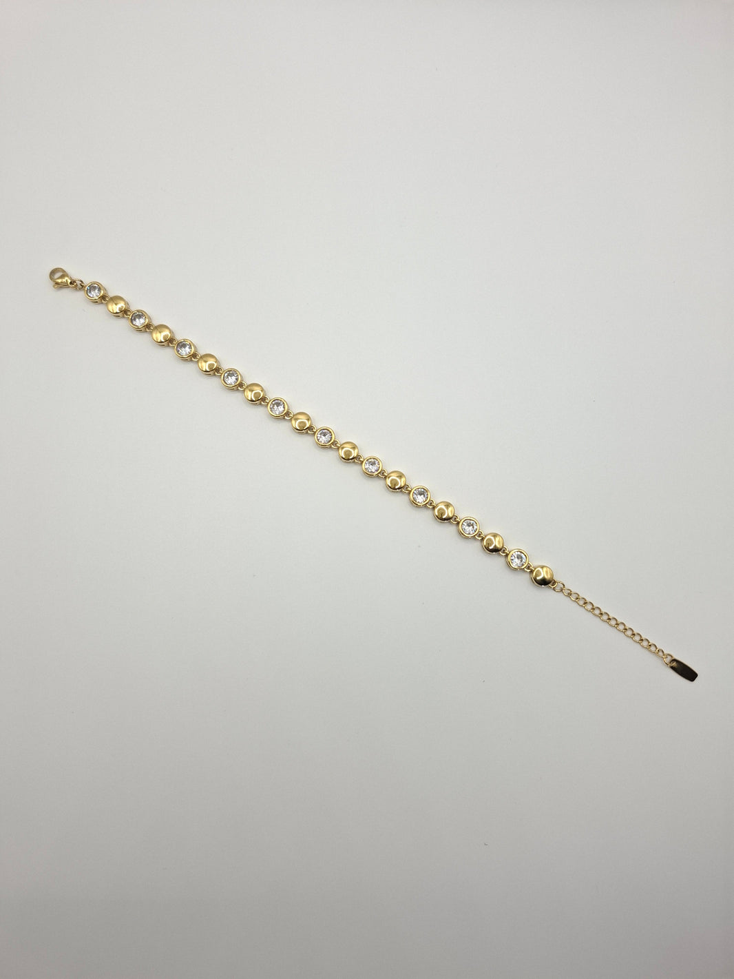 Braceket strass acuer inkxydable femme