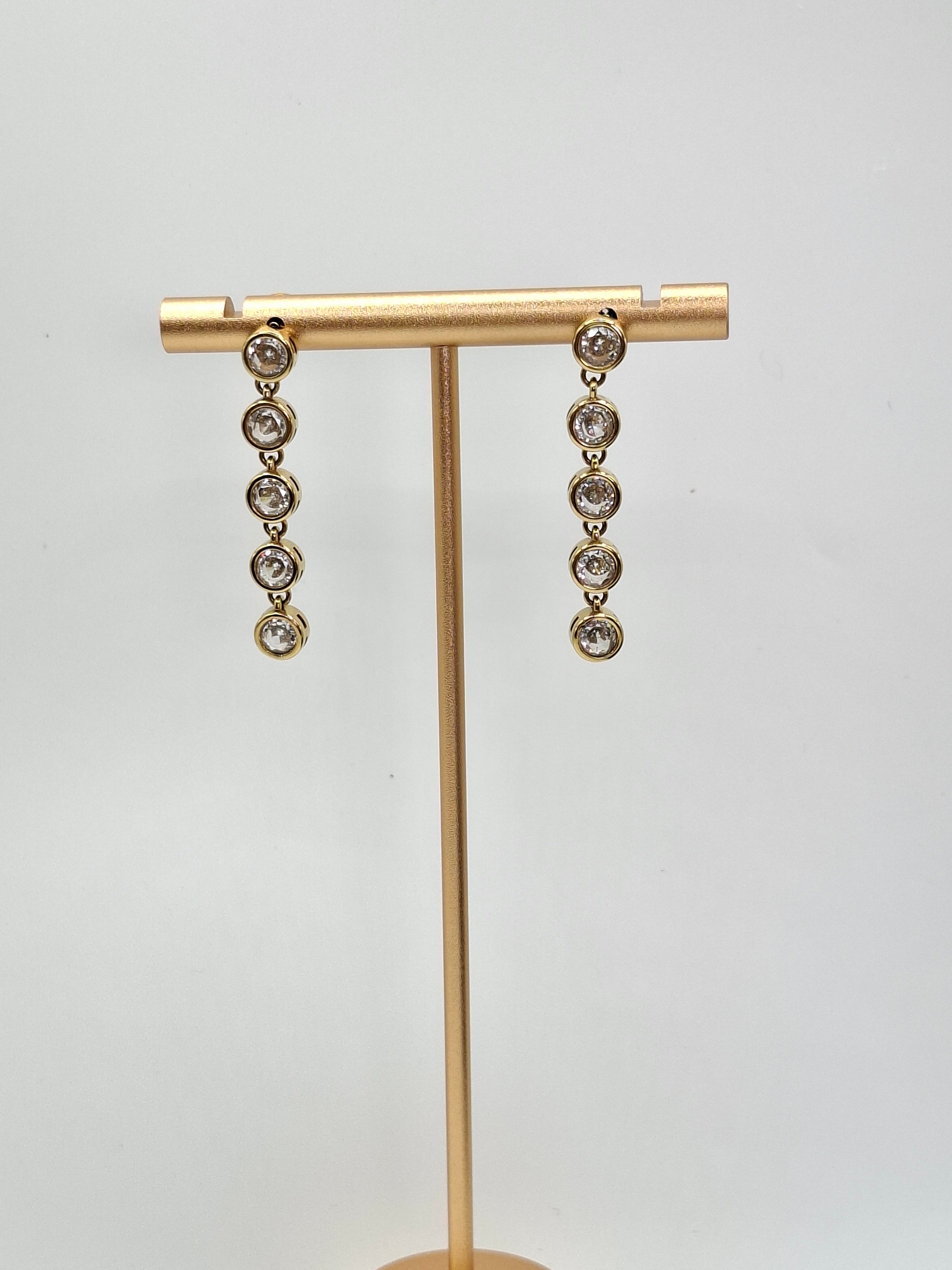 Boucles d'oreilles pendantes Eléonor