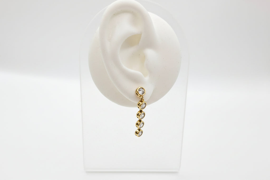 Boucles d'oreilles pendantes Eléonor