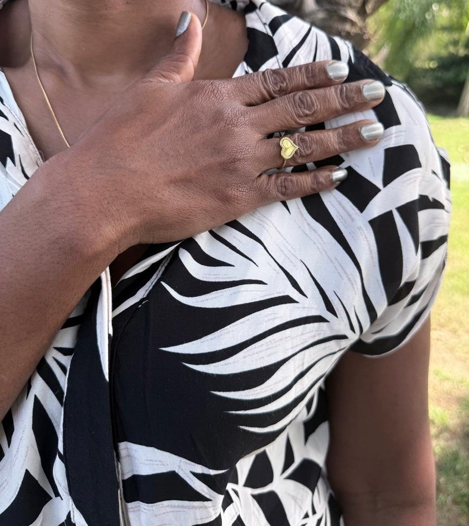 Bague "coeur infini"