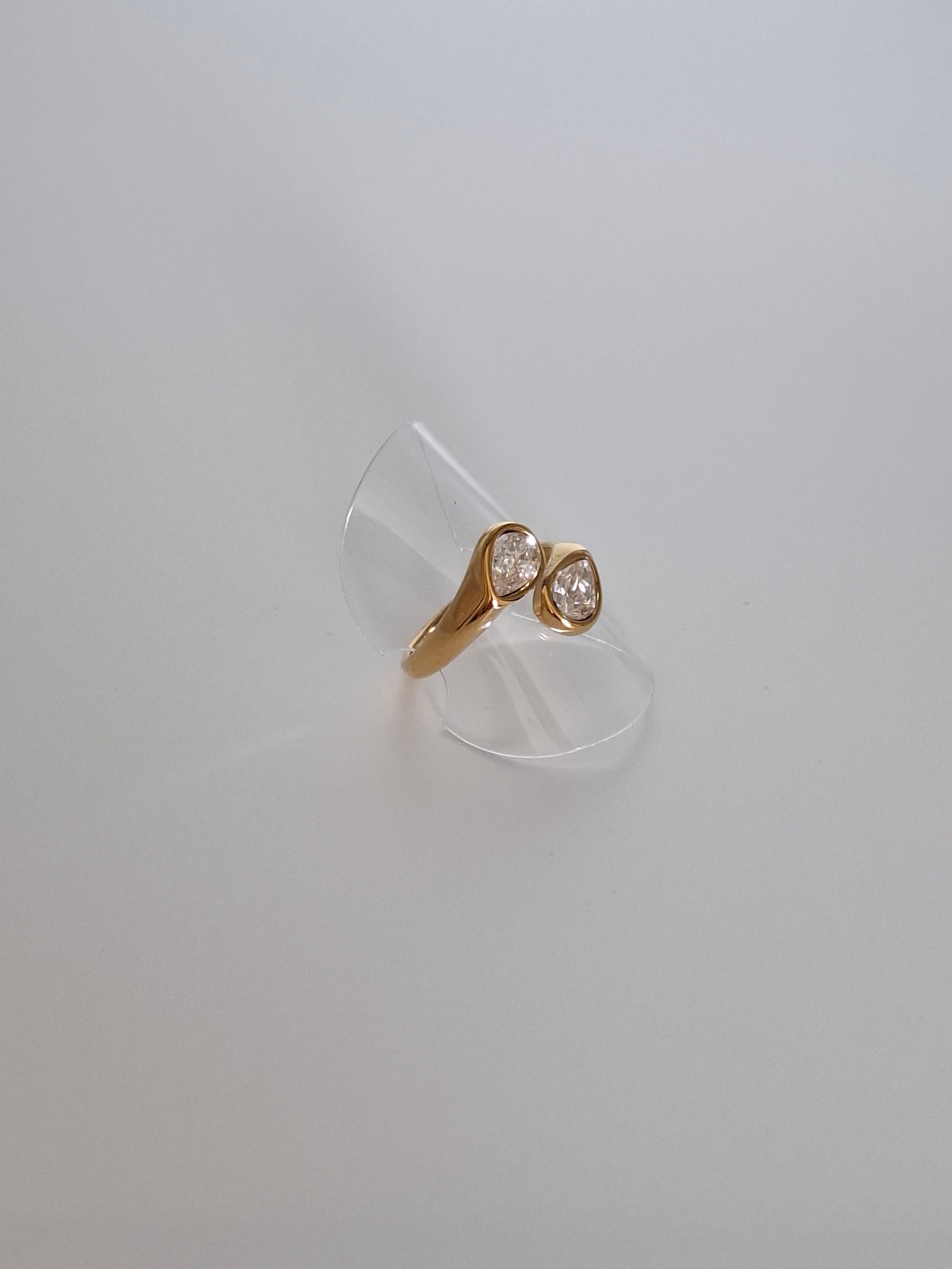 Bague acier inoxysable femme