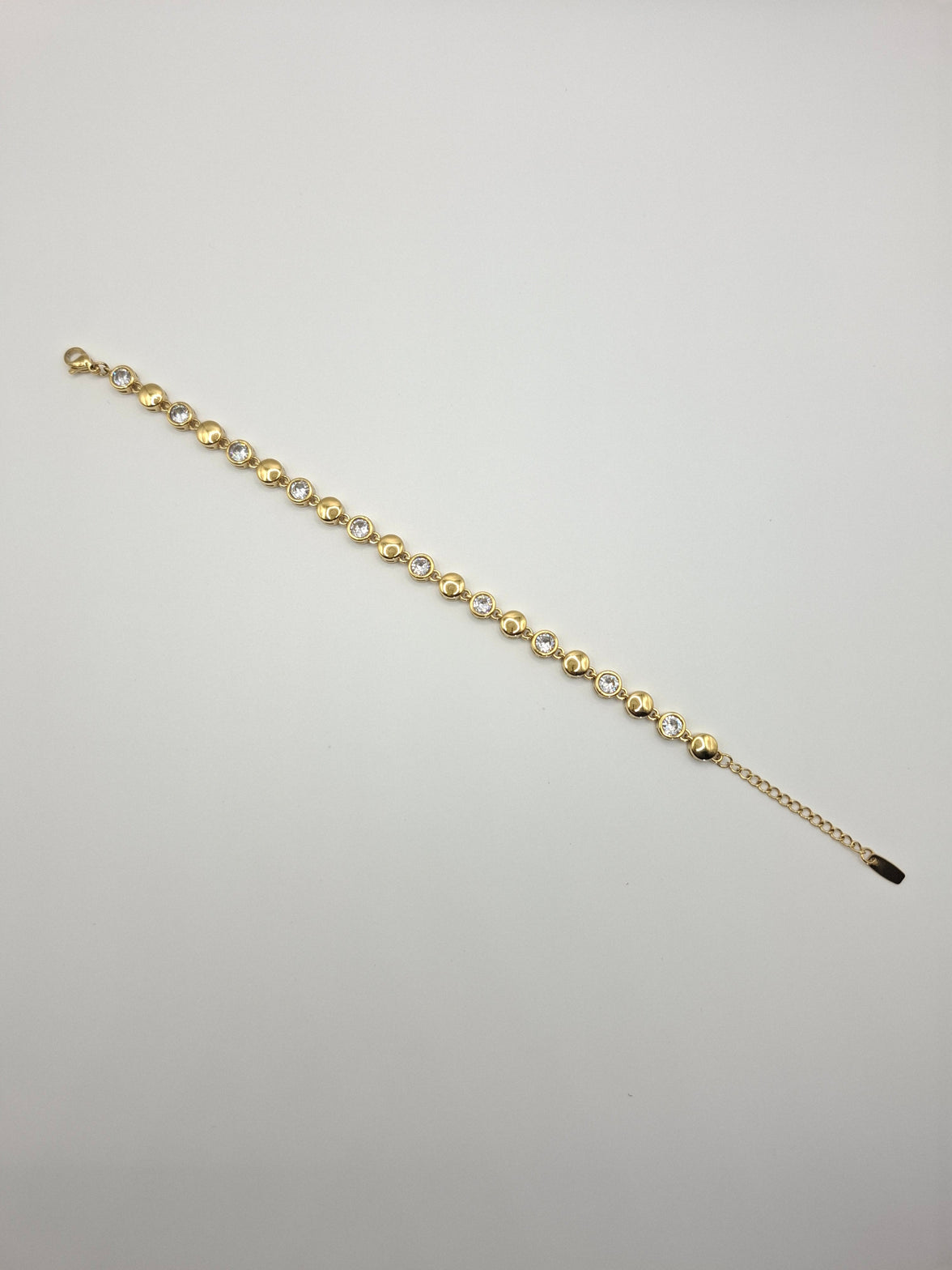 Braceket strass acuer inkxydable femme